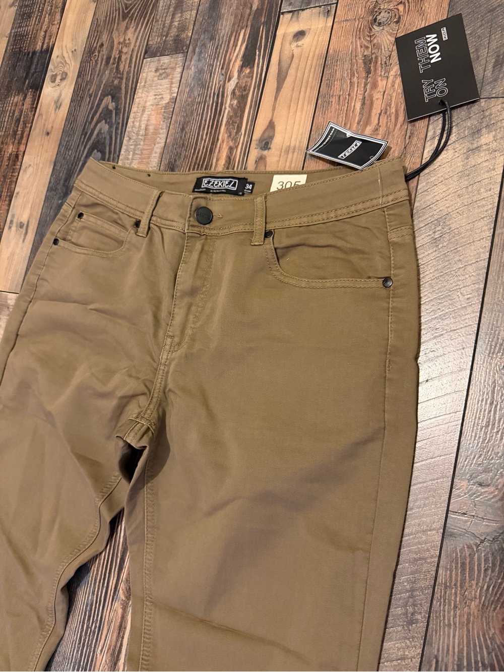 Ezekiel Chopper Men's Pants in Coffee Brown Size 34 NWT - Picture 4 of 9